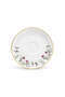 GP-154 Glass Tea Cup & Saucer Set – 12 Pieces – Clear Glass with Gold Rim & Floral Saucer Elegant Tea Set - 3