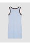 Lcw Kids Blue Crew Neck Printed Girls' Knitwear Dress - 2