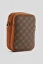Women's Brown Dotted Crossbody Hand & Shoulder Bag 406 - 7