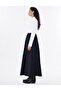 Yüksel High Waist A-Line Skirt Black - 3