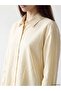 Lcw Vision Yellow Oversize 100% Cotton Women's Shirt - 3