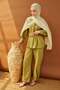 Riva Shawl Tencel Boston Fern Cream - 2