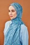 Riva Shawl Tencel Boston Fern Blue - 4