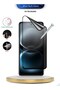 Huawei Nova Y74 4G 2026 Premium Nano Ceramic Privacy Full Cover Matte Flexible 2 Pack Clear/Black - 3