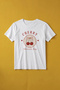 Women's Cherry Sweet and Juicy Printed White T-Shirt Cherry Themed Aesthetic Cotton T-Shirt - 3