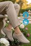 Mink Genuine Leather Women's Casual Shoes 44406 Z - 2