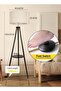 Solid Wooden Tripod Floor Lamp, 12W LED Bulb, Remote, Dimmable, 4 Color Temps, Timer, Shelf, Black - 6