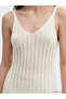 Nevavm V-Neck Openwork Fringed Beach Dress with Difference - 3