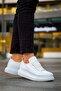 White (White Sole) Lace-Up Men's Sneaker
