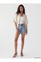 Xside Beige Oversize Linen Blend Women's Shirt - 2