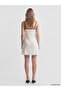 Lcw Vision White Rope Strap A-Line Lace Mini Dress - 4