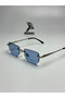 Frameless Safi Mineral Glass Sunglasses Feather Lightness Uv400 Protection Unisex Design by Monal - 5