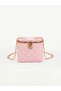 Lucia Mini Box Quilted Patterned Chain Strap Crossbody Women's Handbag and Shoulder Bag - 4