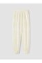 Lcw Vision Ecru Elastic Waist Embroidered Women's Trousers - 5