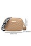 Women's Versatile Plaid Shoulder Bag, Ladies PU Leather Crossbody Bag Sling Bag Side Bag Carry Bag (Brown) - 4