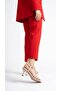Lorenasa Women's Heeled Sandals Thin Heel Cage Toe T-Strap Ankle Strap Evening Dress Elegant - 7
