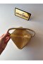 Women's Gold Crystal Beaded Ankle-Strap Evening Dress Clutch Bag - 4