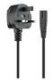 Power Cable UK 3PIN Plug to C7 Figure 8 Cable 5 Meter Standard