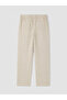 Southblue Beige Regular Fit 100% Linen Men's Trousers - 6