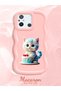 Poco C55 Compatible Case Camera Protector Pink Silicone Couple Phone Case Cat Pattern - 2