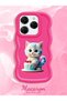 Tecno Spark 20 Pro Compatible Case Camera Protector Red Silicone Couple Phone Case Cat Pattern - 2