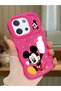 Poco C85 Compatible Case Camera Protector Red Silicone Couple Phone Case Cute Pattern
