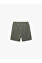 Bermuda Sports Shorts with Pockets and Tie Waist - 6