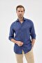 Italian Collar 100% Linen Comfort Fit Men's Shirt - 2