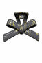 Bowknot Patterned Yellow Striped Gray Hair Clip Stylish Claw Clip for Women