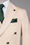 Exclusive Double-Breasted Suit Dark Beige - 4