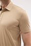 Polo Collar 100% Mercerized Cotton Men's T-Shirt - 7