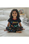 Children's Cotton Printed Black Color 2-Piece Set Cb1051 - 2