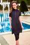 Lycra Tights Semi-Closed Swimsuit 3 Pieces - M2448 - 2