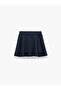 High Waist Comfortable Fit Interlock Ribbed Mini Sports Skirt with Shorts - 2