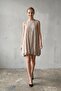 My Fashion Textured Lyocell Loose Mini Dress