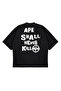 تي شيرت للجنسين مقاس كبير من A BATHING APE SHALL NEVER KILL مطبوع بقصة مربعة وقماش سميك - 2