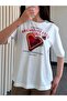 White 100% Cotton Breakfast Print T-Shirt - 2Y0493 - 2