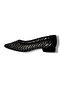 Desire 469-26 satin mesh embellished low heel women's shoes - 3