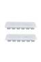Danube Essential 2-Piece Ice Maker Set - 12-Cell Food Storage Solution, Compact 26.5 x 9 CM, Ideal for Home & Parties, Durable Grey Plastic Design - 5