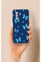 Huawei Nova Y70 Compatible Blue Butterfly Pattern Silicone Case