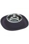 Soft Touch Stainless Steel Single Pet Bowl – Navy Blue Small Size 19x19x5h cm 200ml Removable Hygienic Steel Insert with Flexible Soft-Touch Non-Slip Holder for Cats and Small Dogs