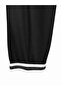 Plus Size V-Neck Stripe Detailed Short Sleeve Women's Double Suit with Tight Leg Pants - 6