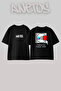 Yeezus Cover Design Printed Unisex Oversize Black Tshirt