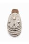 Women's straw weave elegant lightweight daily walking slippers - 3