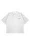Unisex Women's and Men's T-Shirt with Written Logo, Front Print, Oversize, Thick Fabric, Comfortable Cut, Cotton T-Shirt - 3