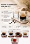 Premium Glass Espresso & Coffee Cup Set, Set of 6