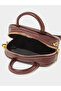 Brown Charm Detail Bowling Bag with Mini Purse - 6