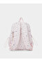 Girls Star Print Backpack with Zip Closure - 2