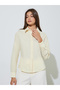 Yellow Long Sleeve Fitted Shirt - 3