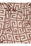 Brown Patterned Scarf - 2